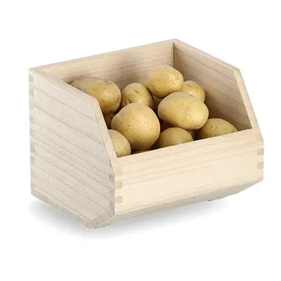 Zeller Present Dřevěný organizér, úložný box, 1komorový - ZELLER CAJA, 1ks, 21x19x16