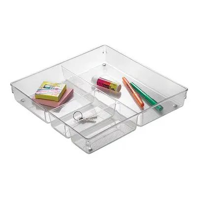 CONFORTIME Organizér, vložka do zásuvky, transparent FLEXI, 4 přihrádky, vcelku 31x31cm