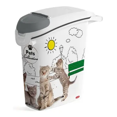 CURVER Zásobník a úložný box na granule pro kočky, 23l/10kg CAT