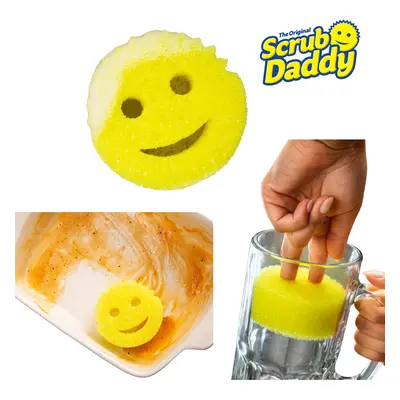 SRUB DADDY Houbička na nádobí a čistění, chytrá houba SCRUB DADDY, žlutý