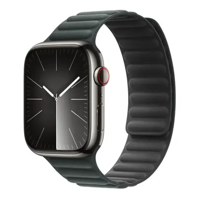 Apple Watch 42/44/45/49 mm listově zelený magnetický tah – S/M