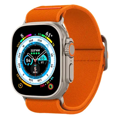 Řemínek pro Apple Watch 42/44/45/49mm Spigen Lite Fit Ultra - oranžový