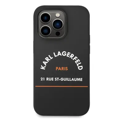 Pouzdro Karl Lagerfeld Rue St Guillaume Apple iPhone 14 Pro Max černé