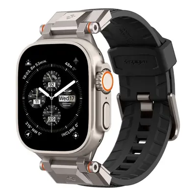 Řemínek pro Apple Watch 42/44/45/49 mm Spigen Dura Pro Armor Band - černý