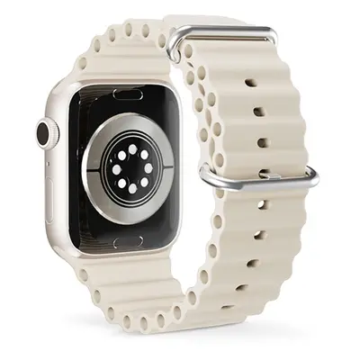 Řemínek pro Apple Watch 42/44/45/49 mm Epico Watch Strap Ocean - béžový