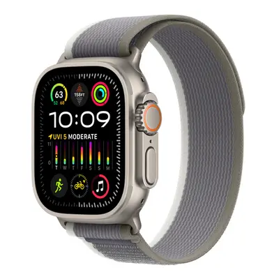 Apple Watch 44/45/49 mm zeleno-šedý Trailový tah – M/L MT603ZM/A