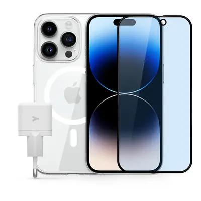 Základní balíček k iPhone 13 Pro (sklo na displej, ochranný kryt, 20W adaptér)