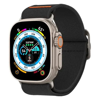 Řemínek pro Apple Watch 42/44/45/49mm Spigen Lite Fit Ultra - černý