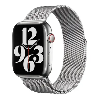 Apple Watch 42/44/45/49 mm Stříbrný milánský tah MTJR3ZM/A