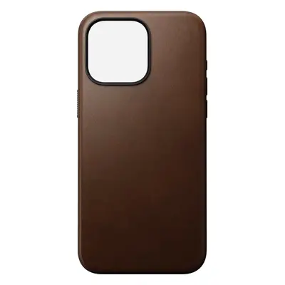 Nomad Modern Leather Case iPhone 15 Pro Max hnědé