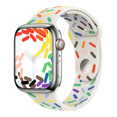 Apple Watch 42/44/45/49 mm sportovní řemínek Pride Edition – M/L MUQ43ZM/A