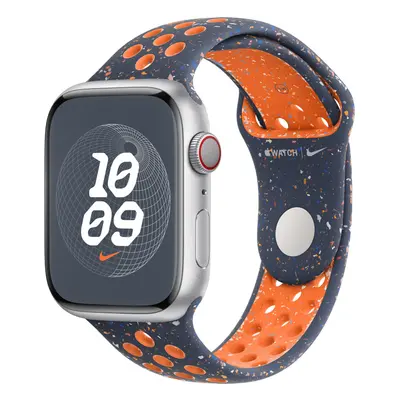 Apple Watch 42/44/45/49 mm Blue Flame sportovní řemínek Nike – S/M MUV83ZM/A