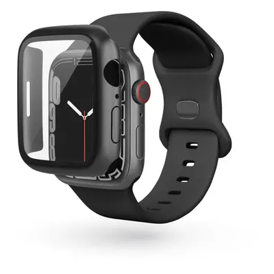 Ochranný kryt na Apple Watch 7 41 mm Epico Glass Case - černý