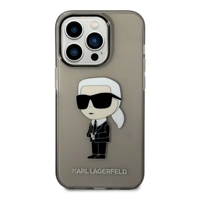 Pouzdro Karl Lagerfeld IML Ikonik NFT iPhone 14 Pro Max černé