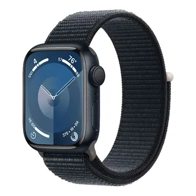 Apple Watch Series 9 GPS 41mm temně inkoustové hliníkové pouzdro s temně inkoustovým provlékacím