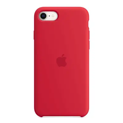 Silikonový kryt na iPhone SE – červená (PRODUCT)RED