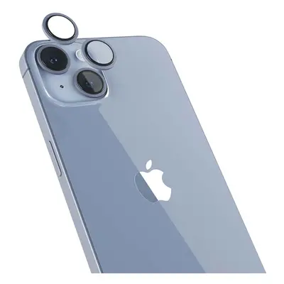 Apple Hliníkový ochranný kryt čoček pro iPhone 14/14 Plus iSTYLE - modrý K-PL69212151600001