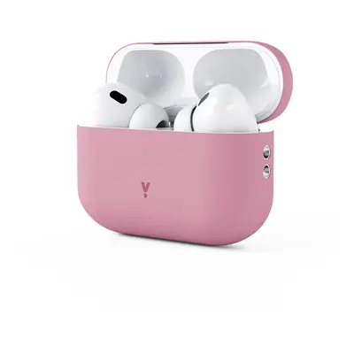 Silikonový kryt pro AirPods Pro 2. generace iSTYLE - růžový K-PL9911102300021