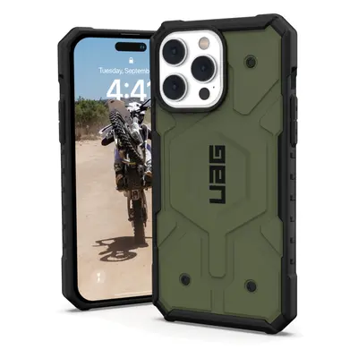 Pouzdro UAG Pathfinder MagSafe Olive iPhone 14 Pro Max