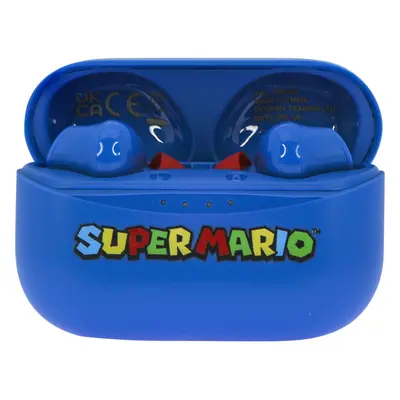 Dětská bezdrátová sluchátka OTL TWS Super Mario Blue