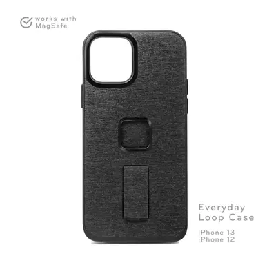 Kryt s poutkem na iPhone 14 Pro Peak Design Mobile Everyday Loop Case - šedý