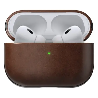 Obal pro AirPods Pro 2. gen Nomad Leather case - hnědé