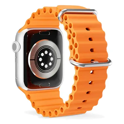 Řemínek pro Apple Watch 38/40/41 mm Epico Watch Strap Ocean - oranžový