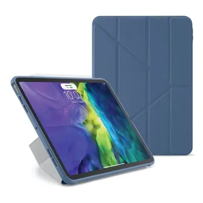 Pouzdro Pipetto Origami pro iPad Air 4 10.9" (2020) - světle modré