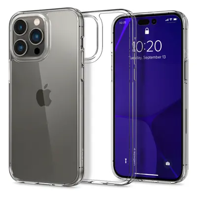 Pouzdro Spigen Crystal Hybrid iPhone 14 Pro - čiré