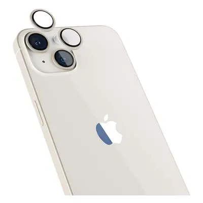 Apple Hliníkový ochranný kryt čoček pro iPhone 14/14 Plus iSTYLE - hvězdně bílý K-PL692121511000