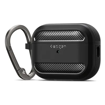 Obal pro AirPods Pro 2. gen Spigen Rugged Armor - černý