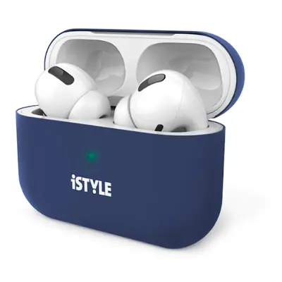 Silikonový obal na AirPods 3. generace iSTYLE - modrý