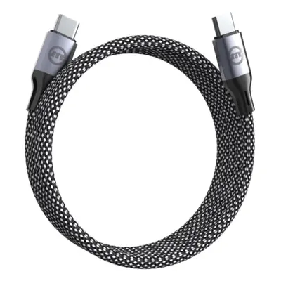 Magnetický kabel USB-C na USB-C Mobile Origin 1m - černý