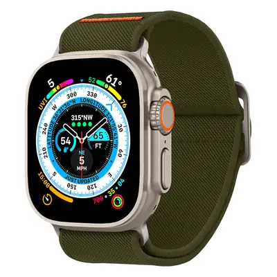 Řemínek pro Apple Watch 42/44/45/49mm Spigen Lite Fit Ultra - khaki