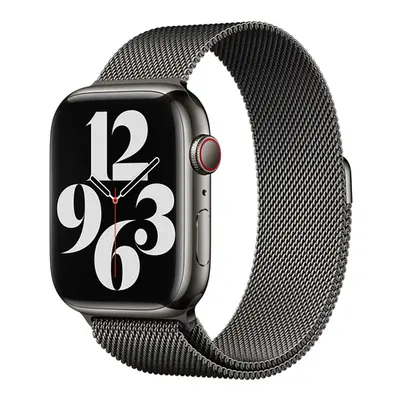 Apple Watch 42/44/45/49 mm Grafitově šedý milánský tah MTJQ3ZM/A