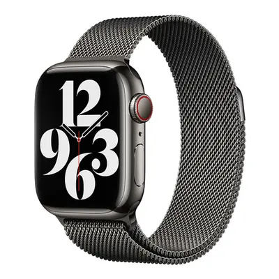 Apple Watch 38/40/41 mm Grafitově šedý milánský tah MTJM3ZM/A