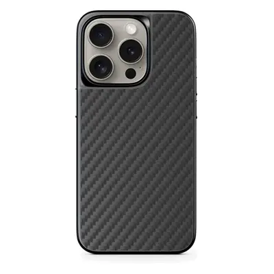 Pouzdro Epico Mag+ Hybrid Carbon Case - MagSafe compatible iPhone 15 Pro Max - černé