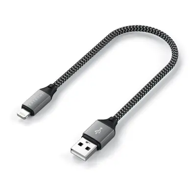 Satechi ST-TAL10M USB-A to Lightning Braided, 25cm, šedý