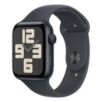 Apple Watch SE GPS 40mm temně ikoustové hliníkové pouzdro s temně inkoustovým sportovním řemínke