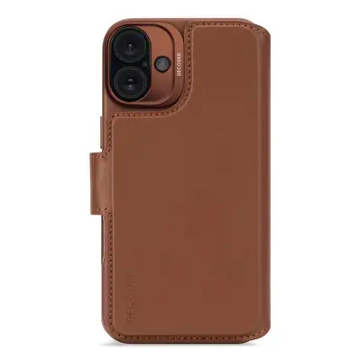 Decoded Leather Detachable Wallet tan iPhone 16 D25IPO16DW5TN