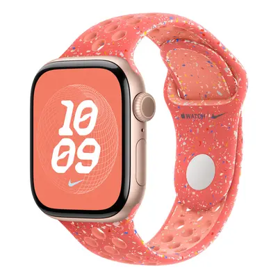 Apple Watch 40mm žhavě oranžový sportovní řemínek Nike - M/L MC2K4ZM/A