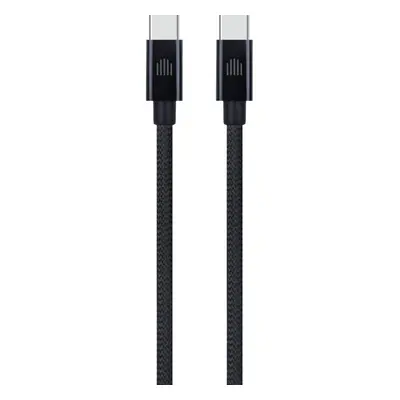 Dviced Cable USB-C to USB-C Nylon Textile 0,25m - Black