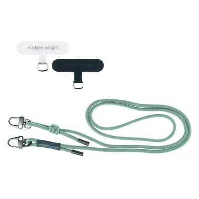 6mm šňůrka na telefon Mobile Origin Lanyard rope 82 - 163cm - zelená