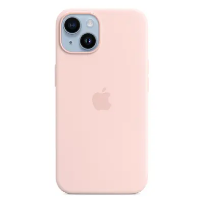 Apple iPhone 14 Silicone Case with MagSafe - Chalk Pink MW5V3ZM/A