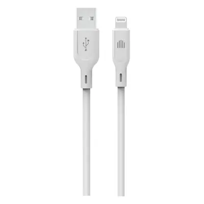 Dviced Cable USB-A to Lightning silicone 1,25m - White