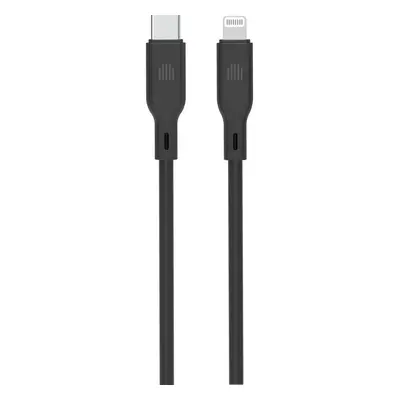 Dviced Cable USB-C to Lightning silicone 1,25m - Black