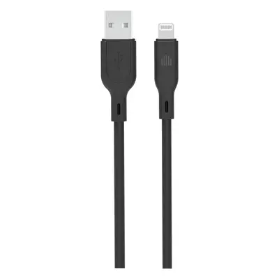 Dviced Cable USB-A to Lightning silicone 1,25m - Black