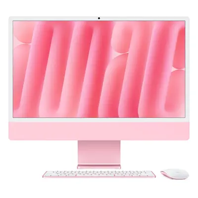 iMac 24“ 4.5K displej, Apple M4 10jádrové CPU, 10jádrové GPU, 16GB, 256GB SSD, CZ - růžový