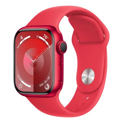 Apple Watch Series 9 GPS 41mm (PRODUCT)RED hliníkové pouzdro s (PRODUCT)RED sportovním řemínkem 