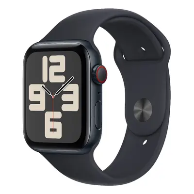 Apple Watch SE GPS + Cellular 44mm temně inkoustové hliníkové pouzdro s temně inkoustovým sporto